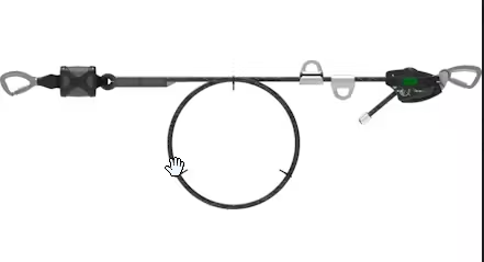 MSA Rope 30m (100ft) Temporary Horizontal Lifeline