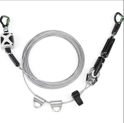 MSA midlertidig horisontal livline 18 M, wiremodell